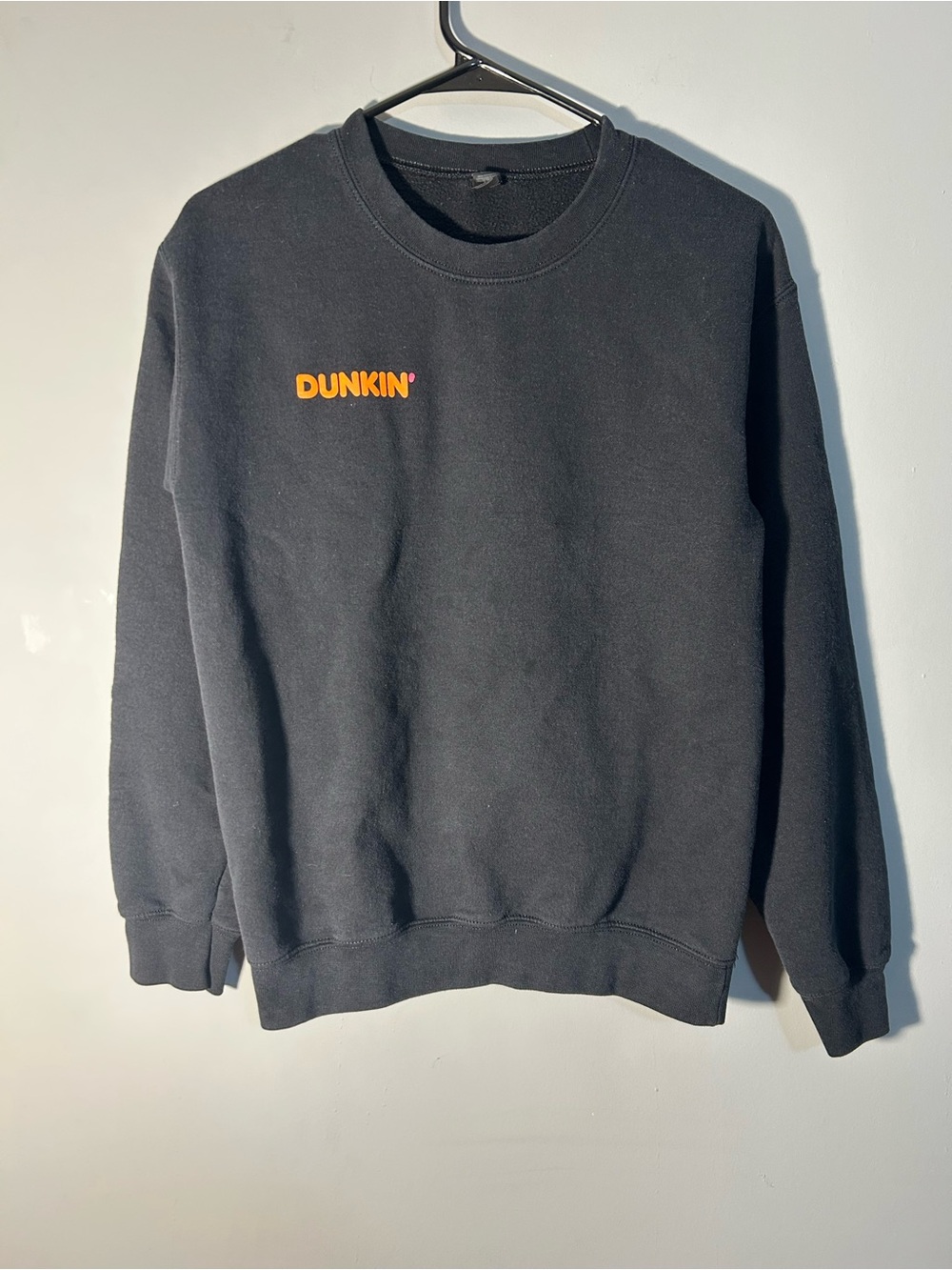 Dunkin' Women's Black Logo Crewneck Sweatshirt